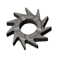 366-617 - FR-F HM VE12 HM-Fräsräder, flach