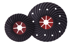 Meule abrasive semi-flexible